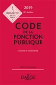 Code de la fonction publique 2019, annoté et commenté