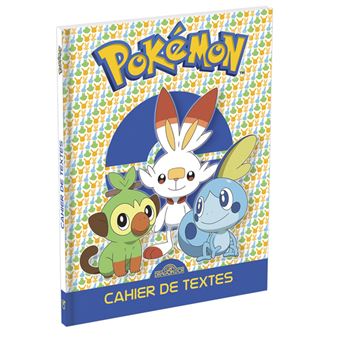 Pokémon - Cahier de textes