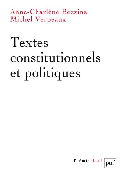 Droit constitutionnel et institutions politiques par les tex