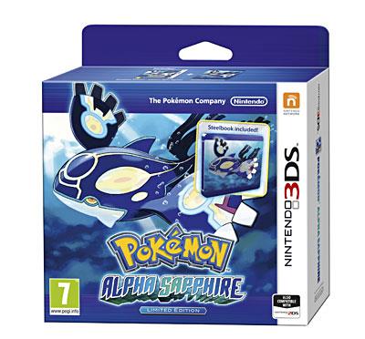 Pokemon Saphir Alpha 3DS + Steelbook Edition Limitée - Jeux vidéo - Achat &  prix