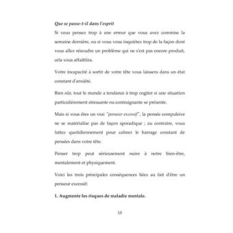Comment Arrêter de Trop Penser