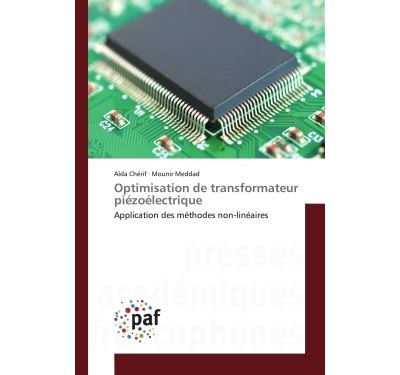 Optimisation de transformateur piezoelectrique - application