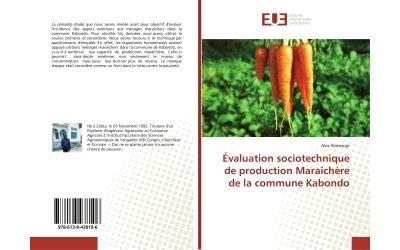 Evaluation sociotechnique de production Maraîchere de la commune Kabondo