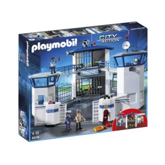 Playmobil City Action 6919 Commissariat de police avec prison - Playmobil -  Achat & prix