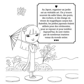 Minimiki - Ma pochette cartes à gratter et à colorier - Akiko au Japon
