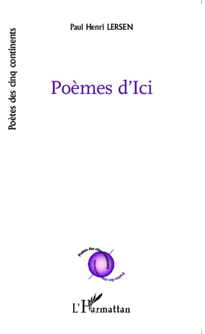 Poèmes d'Ici