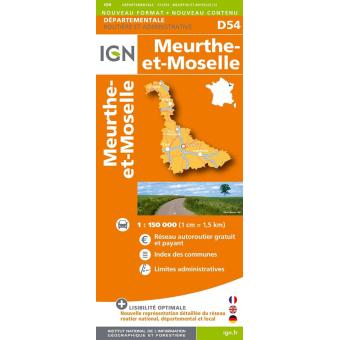 MeurtheetMoselle 1/140000 broché Collectif Achat Livre fnac