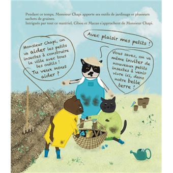 Cibou découvre les secrets du potager