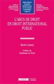 L'abus de droit en droit international public
