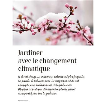 Un jardin résistant aux changements climatiques