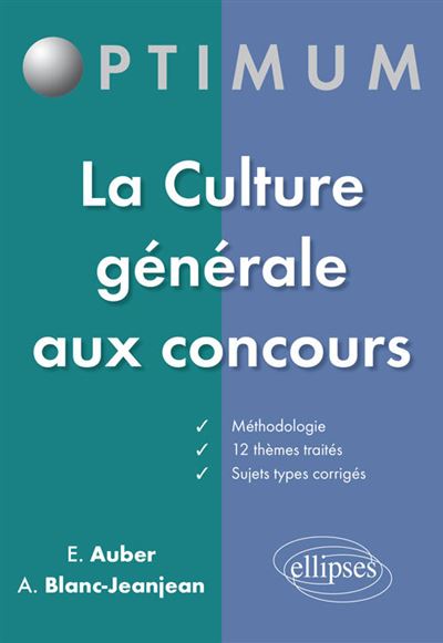 La Culture générale aux concours