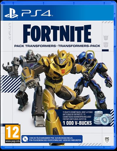 Fortnite - Pack Transformers (Code in a box) PS4 - FR/NL