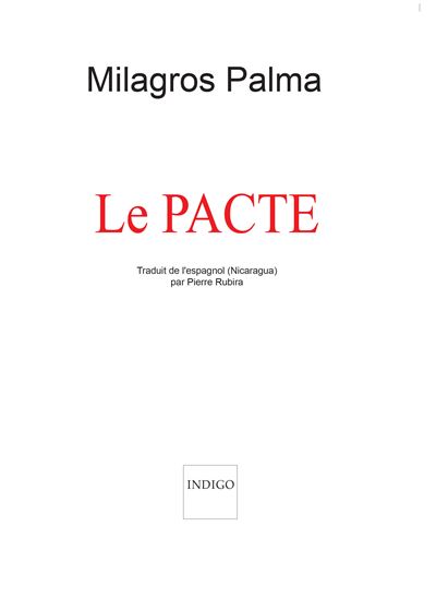 Le pacte - Milagros Palma - broché