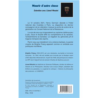 Mourir d'autre chose