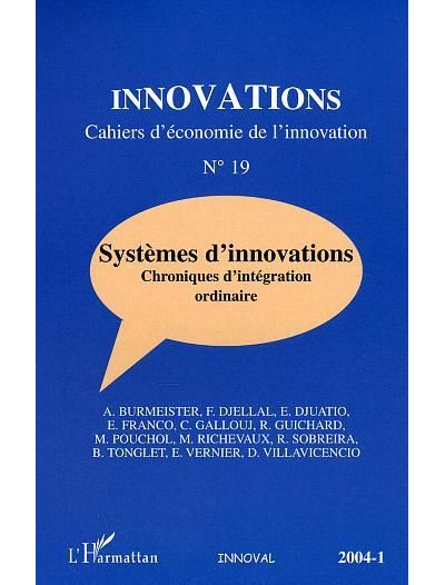 Systèmes d'innovation