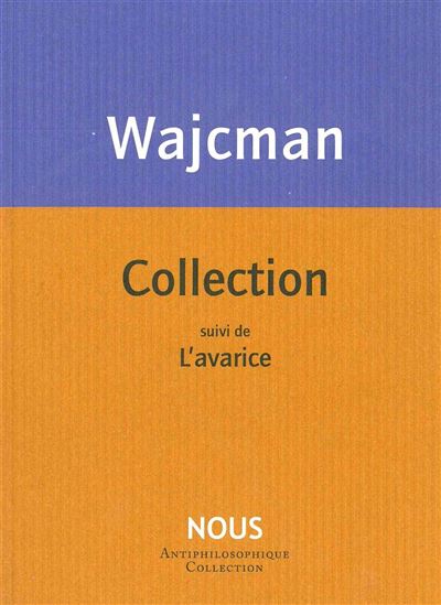 Collection suivi de l'avarice