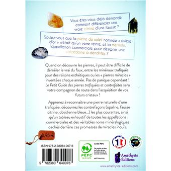 Petit guide des pierres trafiquées et contrefaites