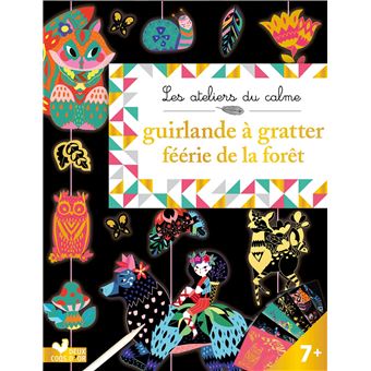 Guirlandes à gratter - pochette avec accessoires