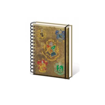 HARRY POTTER - HOGWARTS CRESTS A5 WIRO NOTEBOOK