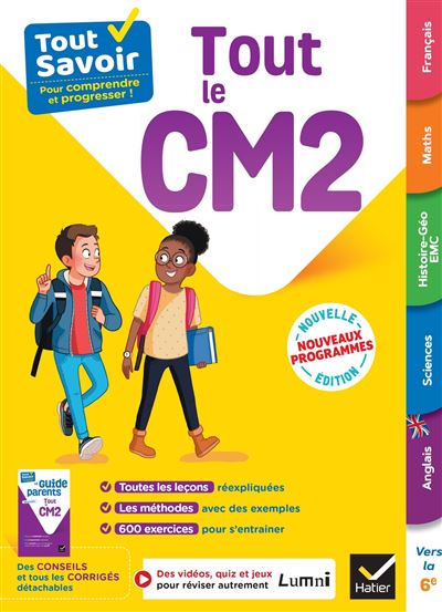 Tout savoir au CM2