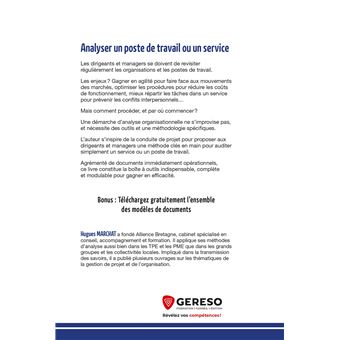 Analyser un poste de travail ou un service