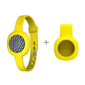 Bracelet Jawbone Up Move Slate Rose + Strap Slim Jaune