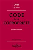 Code de la copropriété 2023 32ed - Annoté et commenté