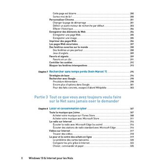 Windows 10 et Internet Pour les Nuls, 6e