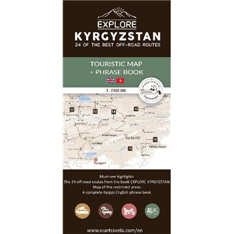 Touristic Map of Kyrgyzstan Kyrgyz-English Phrase Book