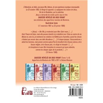 Sagesse révélée du Dieu vivant - Apparitions de Manduria tome 4 -  L5024