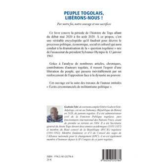 Peuple togolais, libérons-nous !