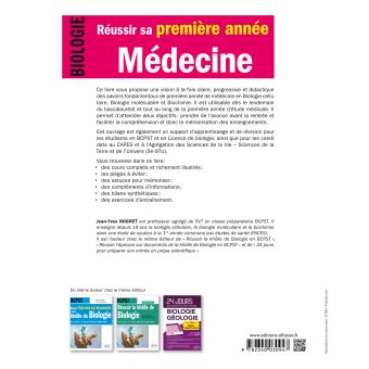Biologie - Réussir sa première année de Médecine - Acquérir les connaissances en biologie cellulaire, biochimie et biologie moléculaire enseignées en première année d’étude médicale