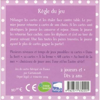 Le mémo des Animaux