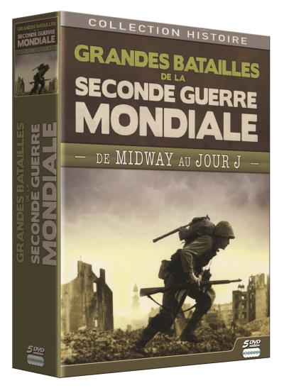 Grandes batailles de la Seconde Guerre Mondiale Coffret 5 DVD