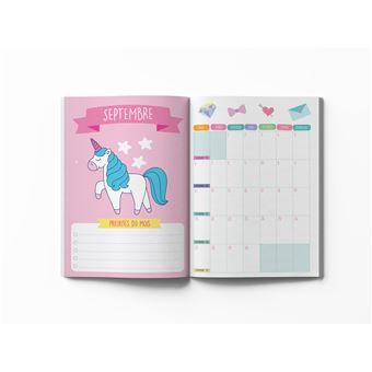 Mon agenda scolaire Licornes 2021-2022