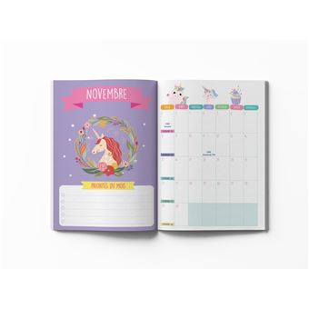 Mon agenda scolaire Licornes 2021-2022