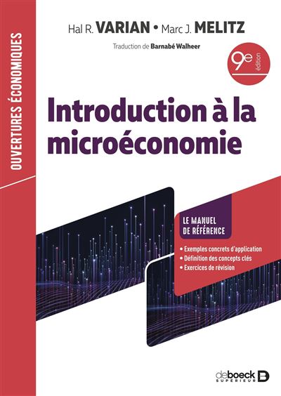 Introduction à la microéconomie - Halr. Varian - broché
