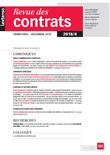 Revue des contrats n 4-2018