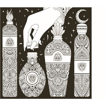 Mes mandalas à peindre : Esprits de sorcière