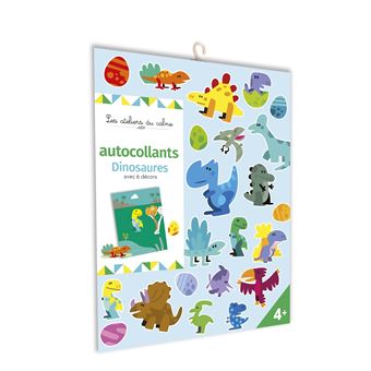 Autocollants Dinos avec 6 décors