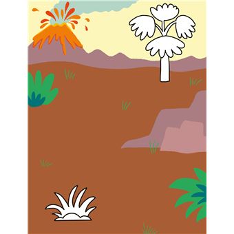Autocollants Dinos avec 6 décors