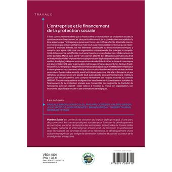 L'entreprise et le financement de la protection sociale