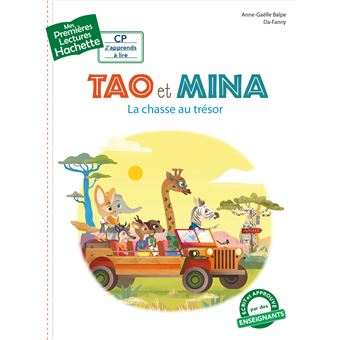 Premières lectures CP1 Tao et Mina - La chasse au trésor