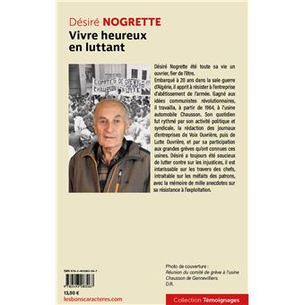 Vivre heureux en luttant