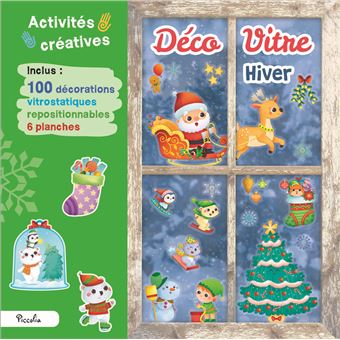Déco vitre Hiver