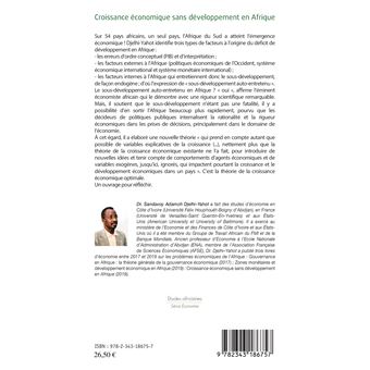 Croissance économique sans développement en Afrique