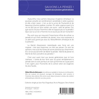 Sauvons la pensée !