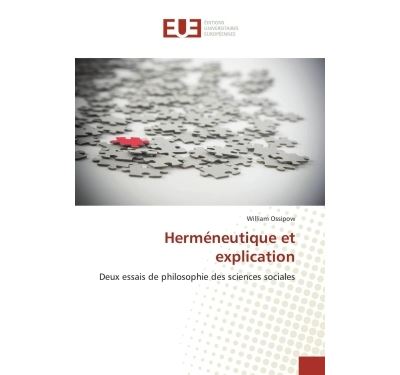 Herméneutique et explication