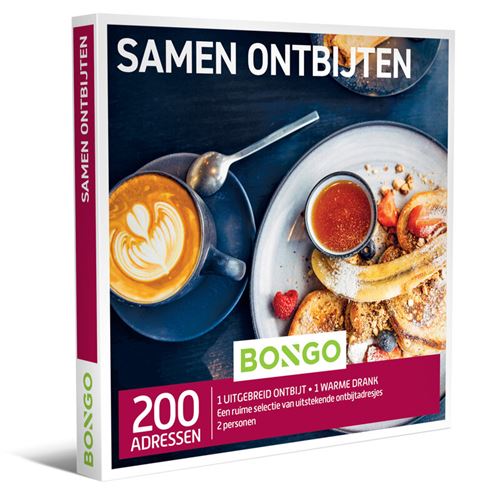 Coffret cadeau BONGO Samen Ontbijten - NL