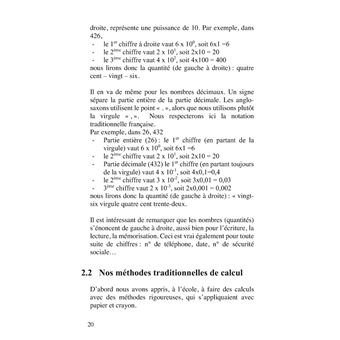 Le Calcul Mental